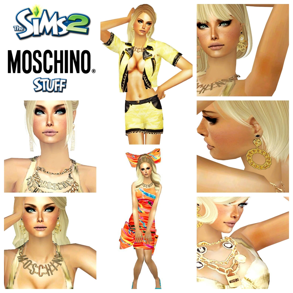 The Moschino Stuff Pack - Outfits & Accessories!
